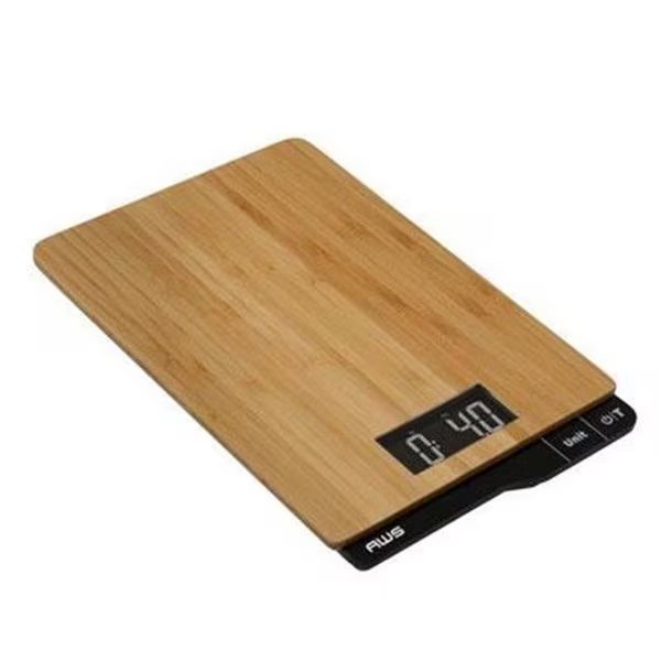 American Weigh Scales ECO-5K Bamboo Digital Kitchen Scale, American Weigh Scales, Mfr#: ECO-5K